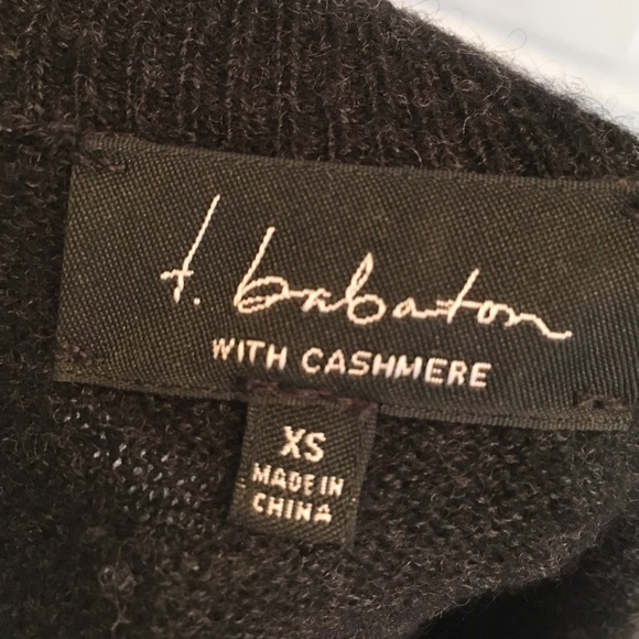 Aritzia Babaton Knit sweater dress Wool Cashmere Minimalist Charcoal Gray XS - Picture 4 of 11